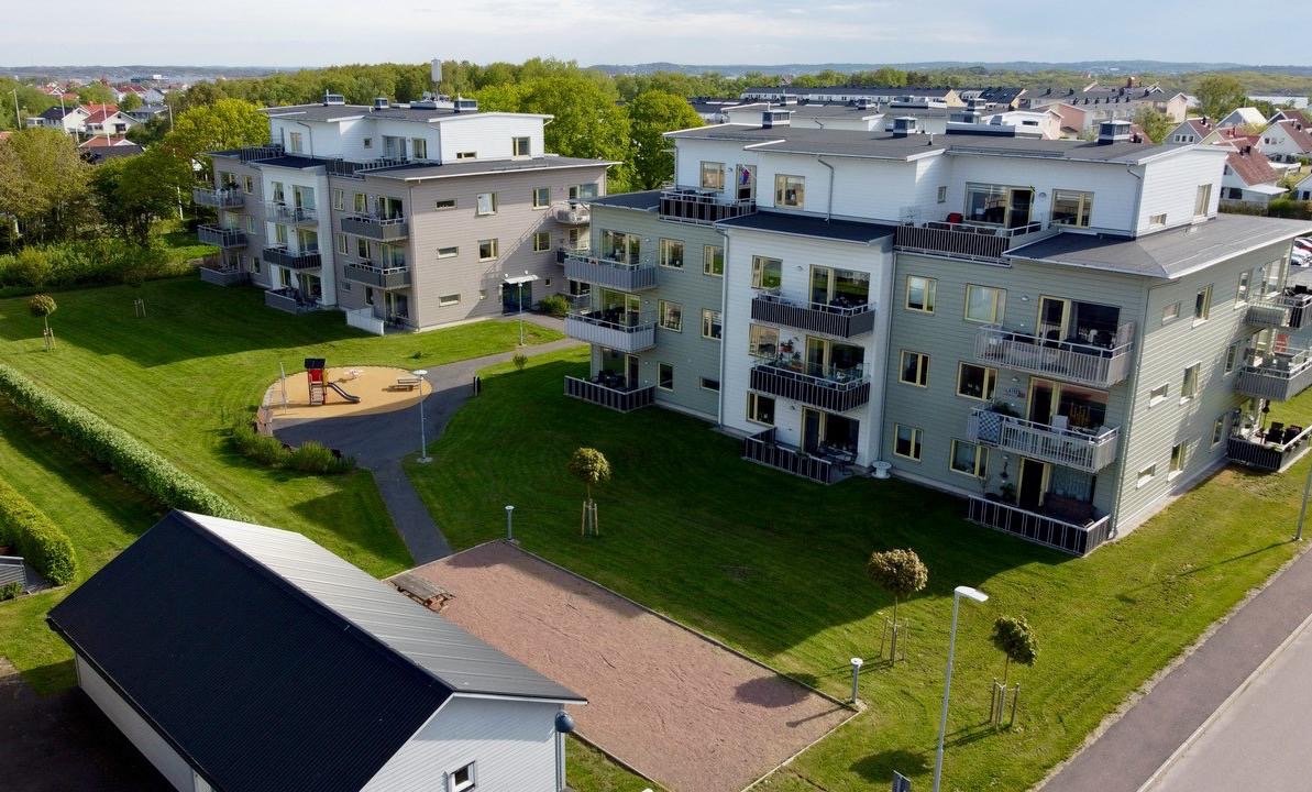 Heinövallen sett ovanifrån.